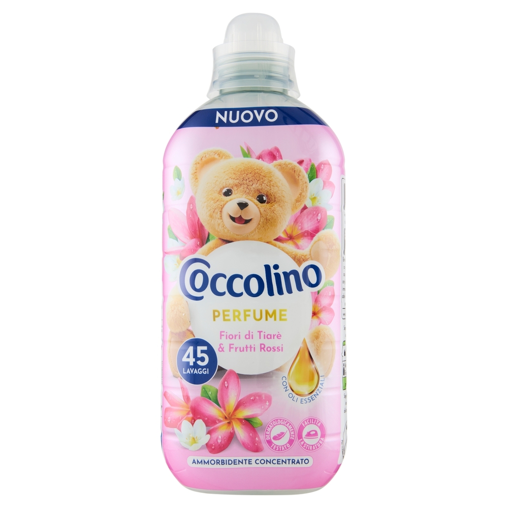 Coccolino Ammorbidente Concentrato Perfume Fiori di Tiarè & Frutti Rossi 45 Lavaggi 952 ml